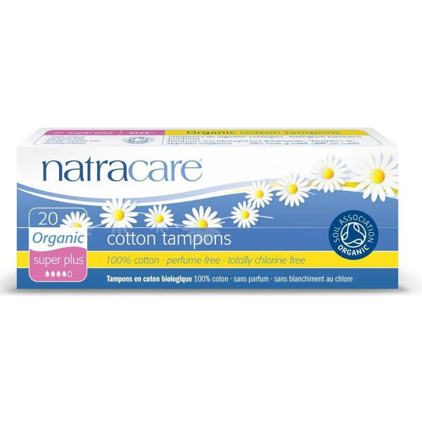 Natracare Organic Cotton Super Plus 20 Tampons Image 1