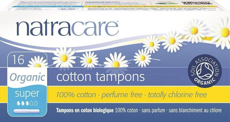 Natracare Organic Cotton Super with Applicator 16 Tampons Image 2
