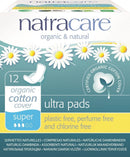 Natracare Organic Cotton Ultra Super with Wings 12 Pads Image 2