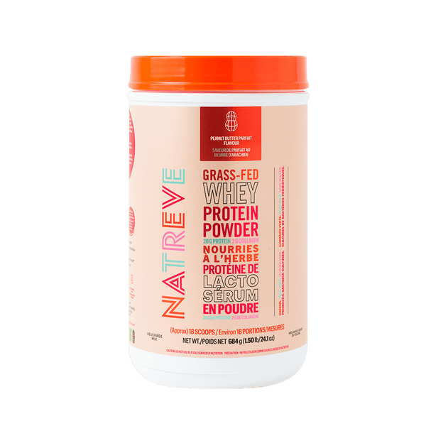 Natreve Grass-Fed Whey Protein - Peanut Butter Parfait 1.50 lbs Image 1