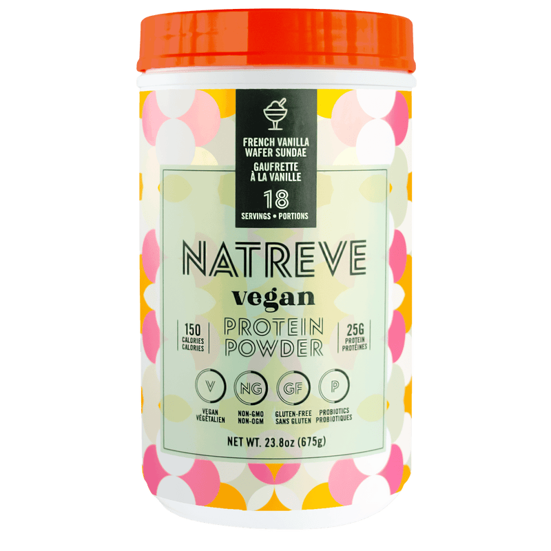 Natreve Vegan Protein - French Vanilla Wafer Sundae 1.49 lbs Image 1