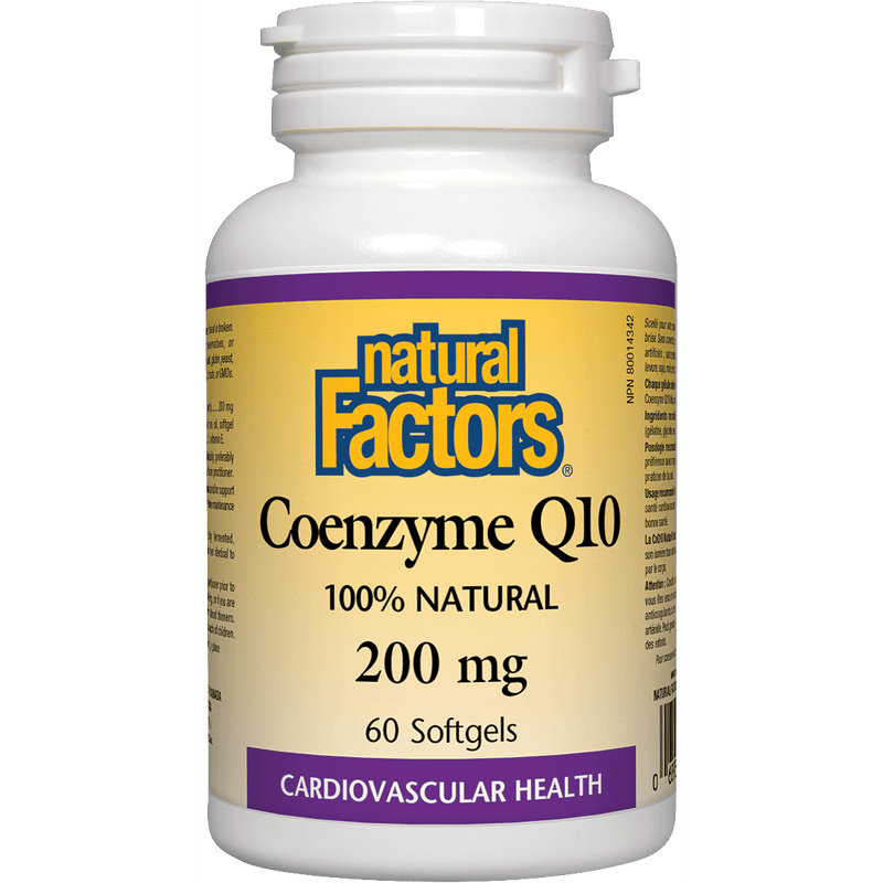 Coenzyme Q10 200 mg Softgells from Natural Factors