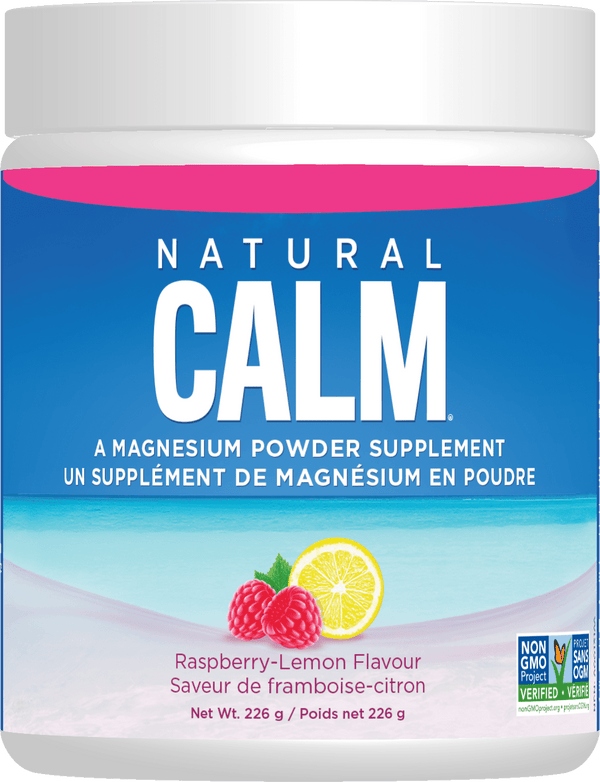 Natural Calm Magnesium - Raspberry Lemon 226 g Image 1
