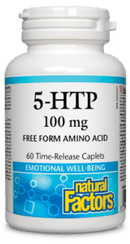 Natural Factors 5-HTP 100 mg Caplets Image 2