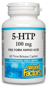 Natural Factors 5-HTP 100 mg Caplets Image 2