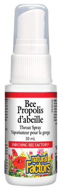 Natural Factors Bee Propolis Throat Spray 30 mL Image 1