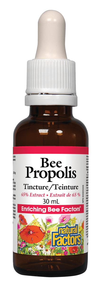 Natural Factors Bee Propolis Tincture 65% Extract 30 mL Image 1