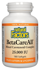 Natural Factors BetaCareAll 25000 IU Softgels Image 1