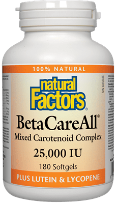 Natural Factors BetaCareAll 25000 IU Softgels Image 2