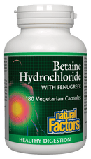 Natural Factors Betaine HCL 500 mg VCaps Image 1