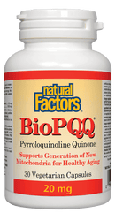Natural Factors BioPQQ 20 mg 30 VCaps Image 1