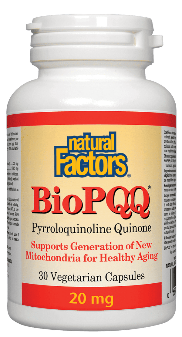Natural Factors BioPQQ 20 mg 30 VCaps Image 1