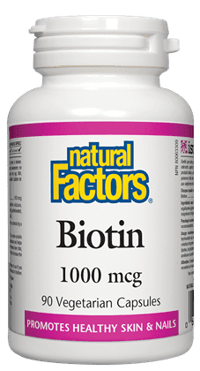 Natural Factors Biotin 1000 mcg 90 VCaps Image 1