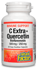 Natural Factors C Extra 500 + Quercetin Bioflavonoids 250 mg Capsules Image 1