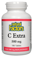 Natural Factors C Extra + Bioflavonoids 500 mg Tablets Image 2