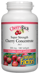 Natural Factors CherryRich Super Strength Cherry Concentrate 500 mg Softgels Image 2