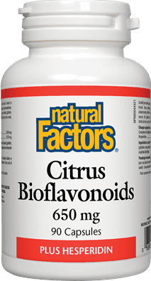 Natural Factors Citrus Bioflavanoids 650 mg 90 Capsules Image 1