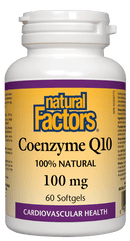 Natural Factors Coenzyme Q10 100 mg Softgels Image 1