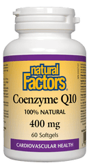 Natural Factors Coenzyme Q10 400 mg 60 Softgels Image 1