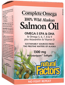 Natural Factors CompleteOmega Salmon Oil 1300 mg Softgels Image 1