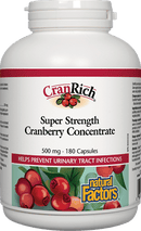 Natural Factors Cranrich Super Strength Cranberry Concentrate 500 mg Capsules Image 1