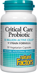 Natural Factors Critical Care Probiotic 55 Billion Active Cells 30 VCaps Image 1
