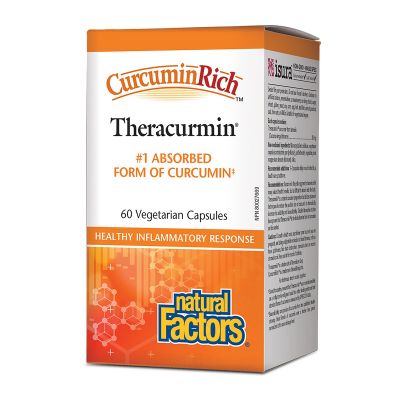 Natural Factors CurcuminRich Curcumin Theracurmin VCaps Image 1