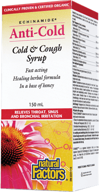 Natural Factors Echinamide Anti-Cold Cold & Cough Syrup 150 mL Image 1