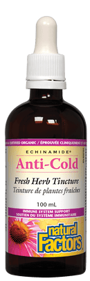 Natural Factors Echinamide Anti-Cold Fresh Herb Tincture 100 mL Image 1