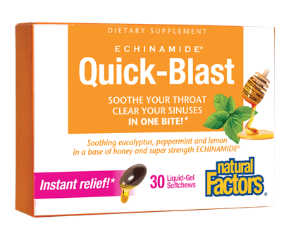 Natural Factors Echinamide Quick-Blast 30 Softchews Image 1