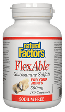 Natural Factors FlexAble 500 mg 180 Capsules Image 1