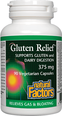 Natural Factors Gluten Relief 375 mg 90 VCaps Image 1
