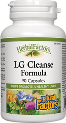 Natural Factors HerbalFactors LG Cleanse Formula 90 Capsules Image 1