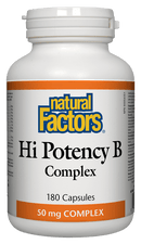 Natural Factors Hi Potency B Complex 50 mg Capsules Image 2