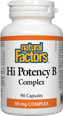Natural Factors Hi Potency B Complex 50 mg Capsules Image 1