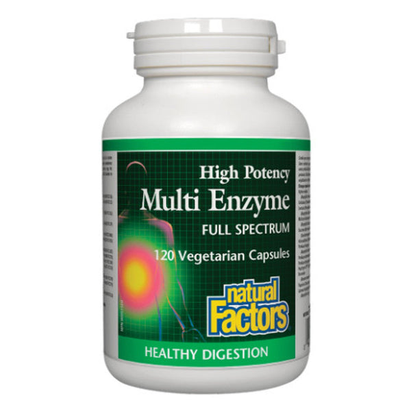 Natural Factors High Potency Multi Enzyme Full Spectrum VCaps Image 1