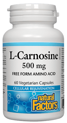 Natural Factors L-Carnosine 500 mg 60 VCaps Image 1