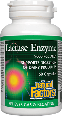 Natural Factors Lactase Enzyme 60 Capsules Image 1