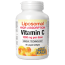 Natural Factors Liposomal Vitamin C High Absorption 1000 mg Liquid Softgels Image 1