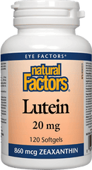 Natural Factors Lutein 20 mg 860 mcg Zeaxanthin Softgels Image 2