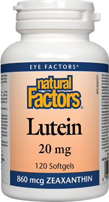 Natural Factors Lutein 20 mg 860 mcg Zeaxanthin Softgels Image 2