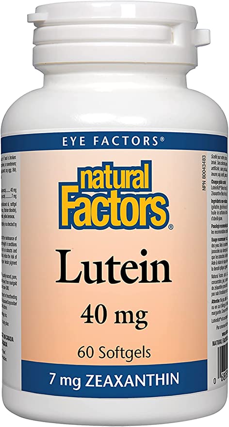 Natural Factors Lutein 40 mg Softgels Image 2