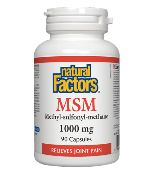 Natural Factors MSM 1000 mg Capsules Image 1