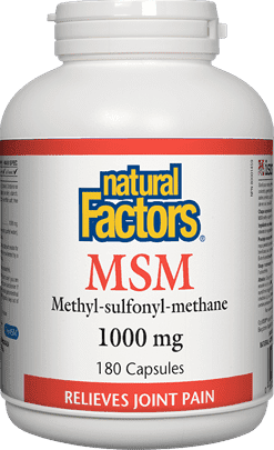 Natural Factors MSM 1000 mg Capsules Image 2