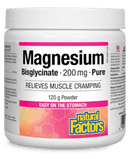 Natural Factors Magnesium Bisglycinate 200 mg Powder 120 g Image 1