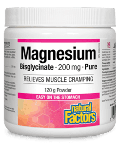 Natural Factors Magnesium Bisglycinate 200 mg Powder 120 g Image 1