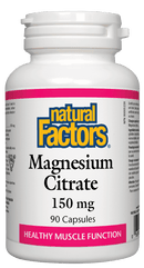 Natural Factors Magnesium Citrate 150 mg Capsules Image 2
