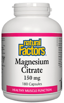 Natural Factors Magnesium Citrate 150 mg Capsules Image 1