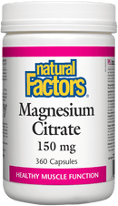 Natural Factors Magnesium Citrate 150 mg Capsules Image 3