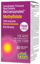 Natural Factors Methylfolate 1000 mcg 60 Tablets Image 1